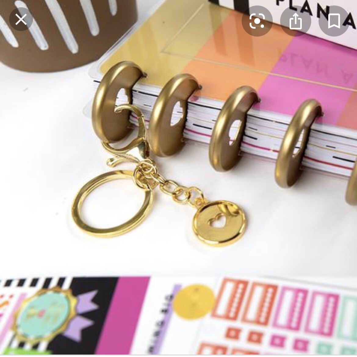 me & my BIG ideas Plastic Expander Discs, Gold – The Happy Planner Scrapbooking