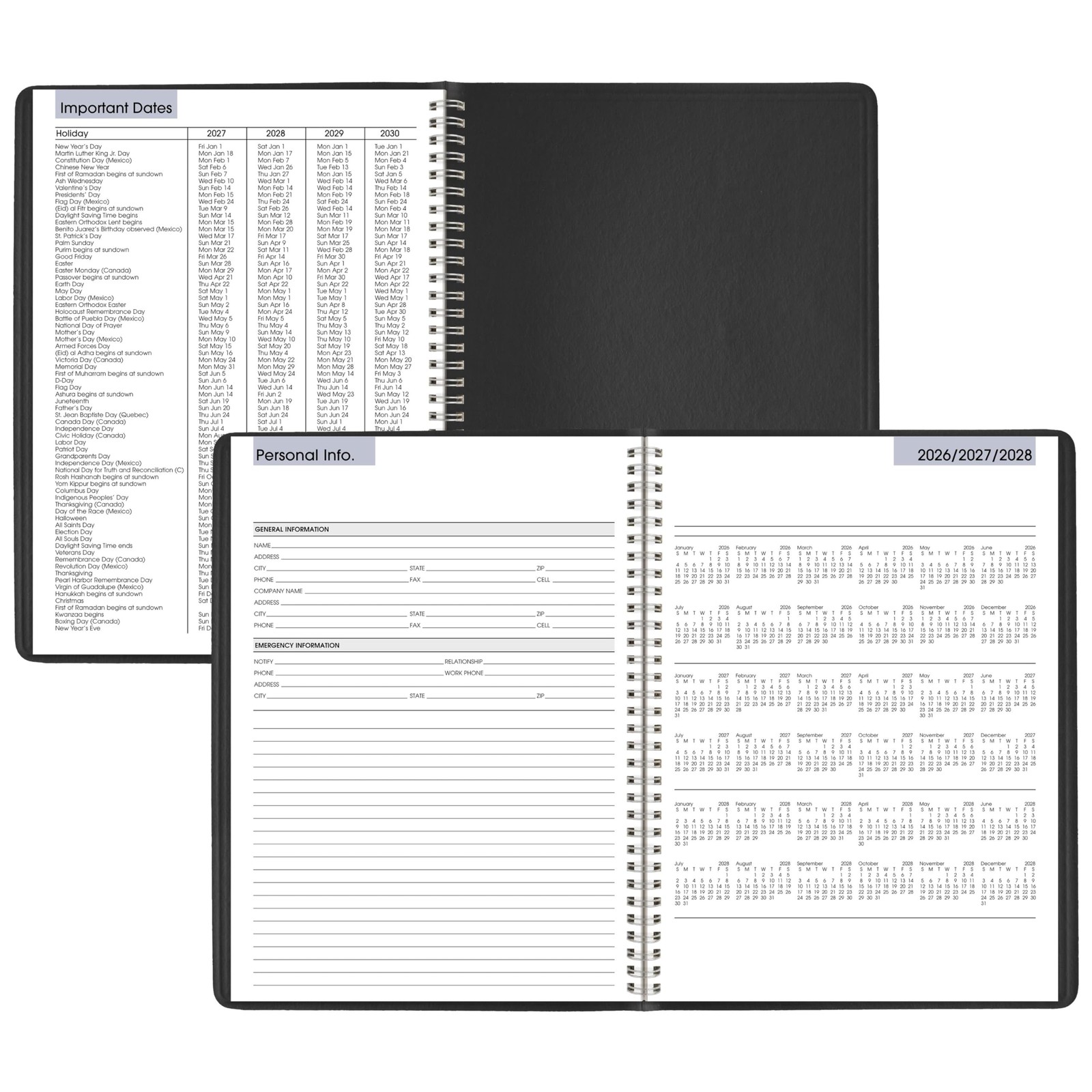 ATAGLANCE 2027 Appointment Book Planner, Weekly, 8″ x 11″, QuarterHourly, Day…