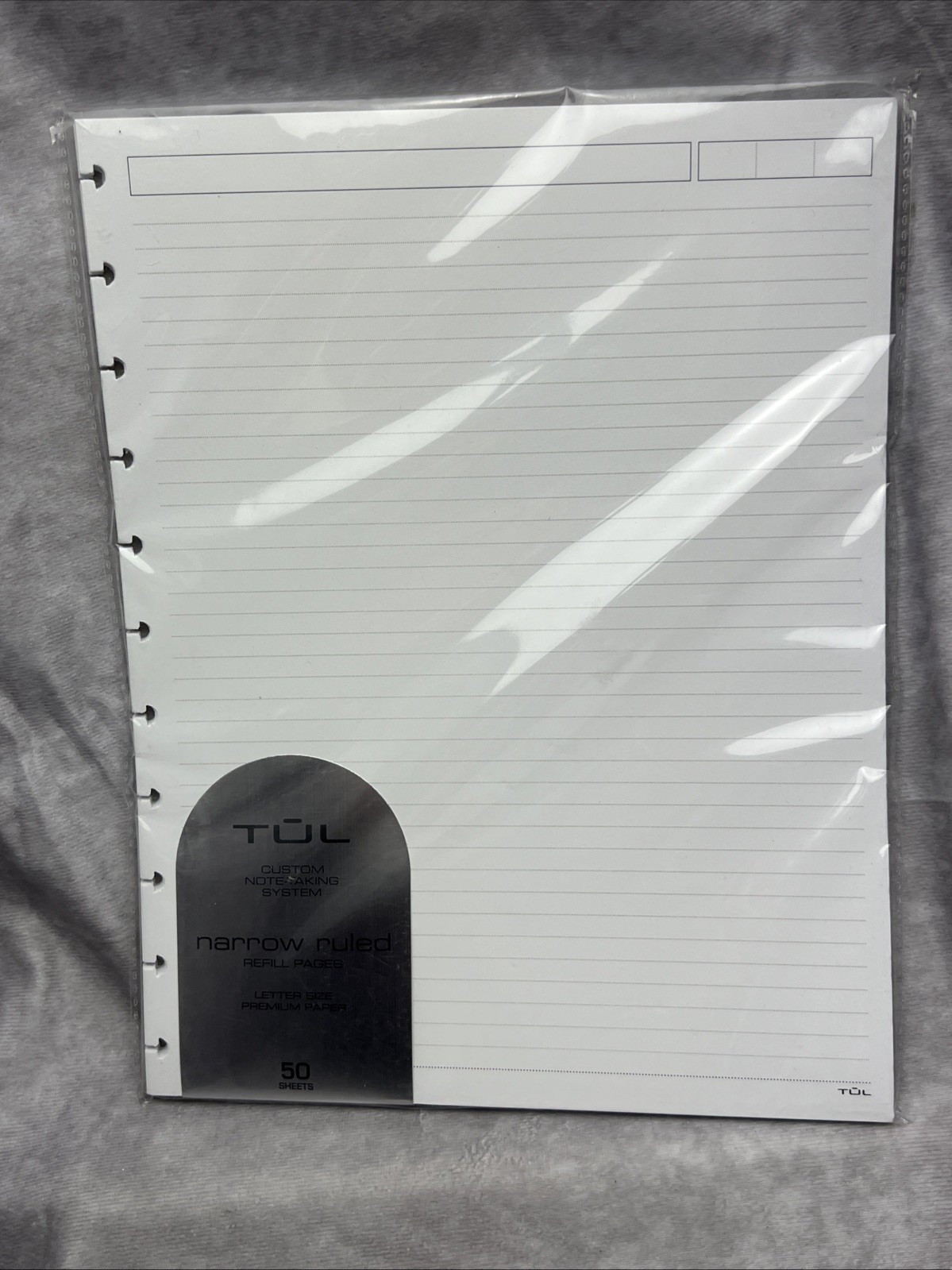 TUL Custom Note Taking System To Do & Narrow Ruled Refill Pages 8.5in x 11in B15