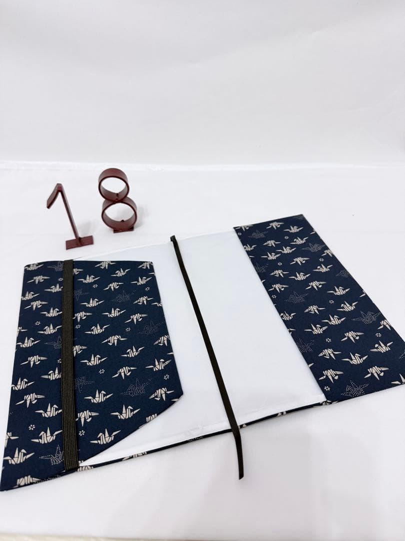 Anime Cloth A5 Waterproof Book Cover with Crane Pattern, Used