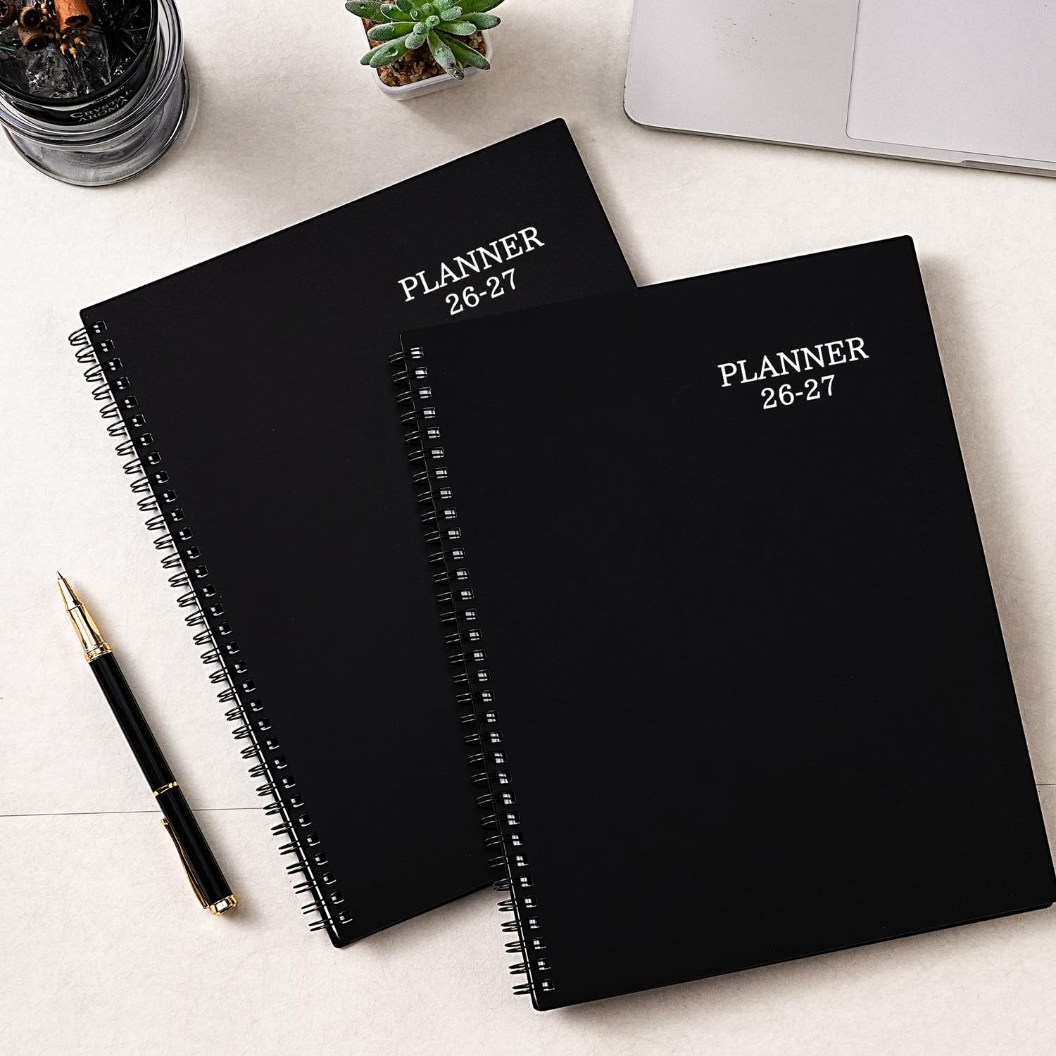 Planner 2026-2027 – Jul 2026 – Jun 2027, 9″ x 11″ Academic Black –