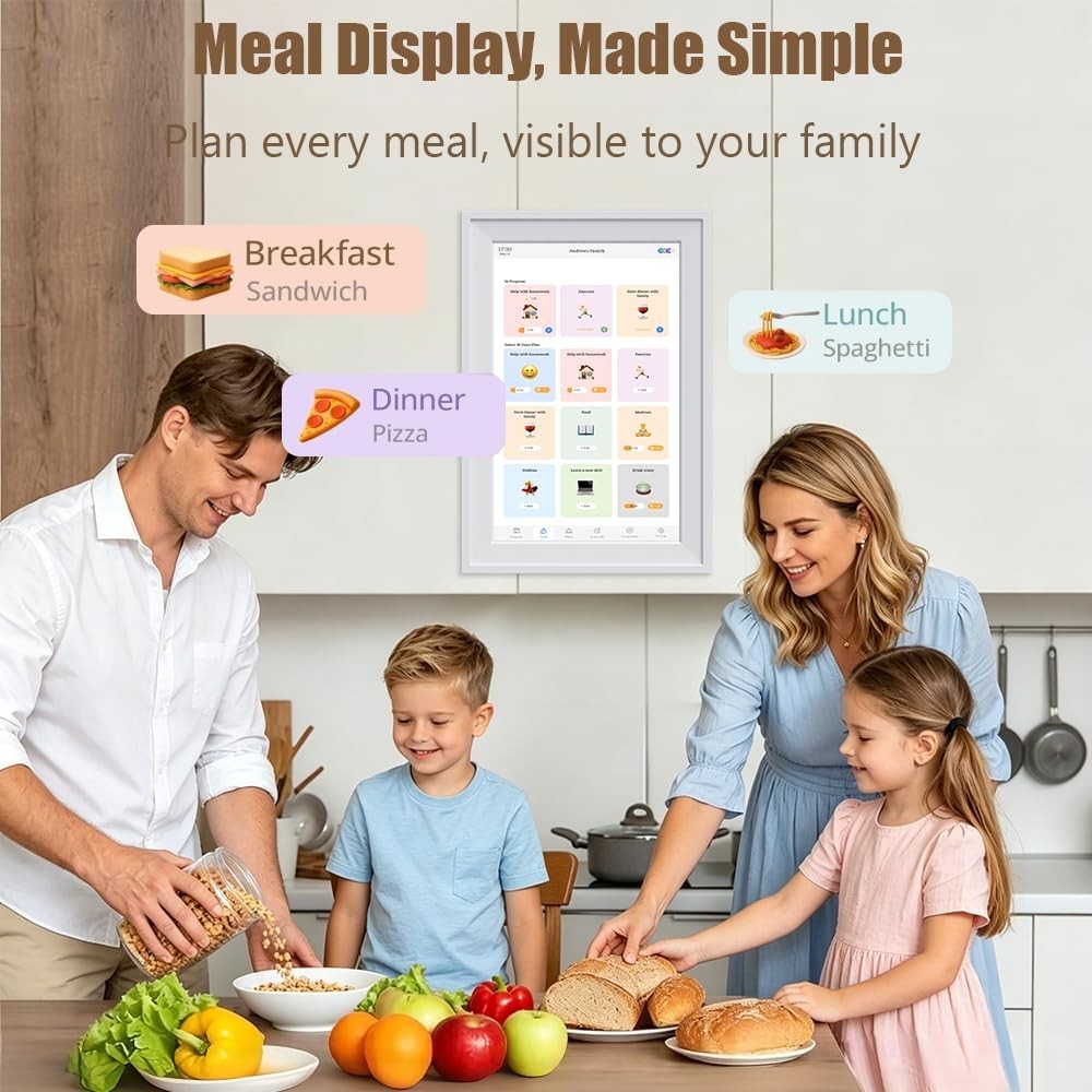 10.1″ Touch Screen Digital Calendar & Planner – Smart Home Office Organizer, Syn