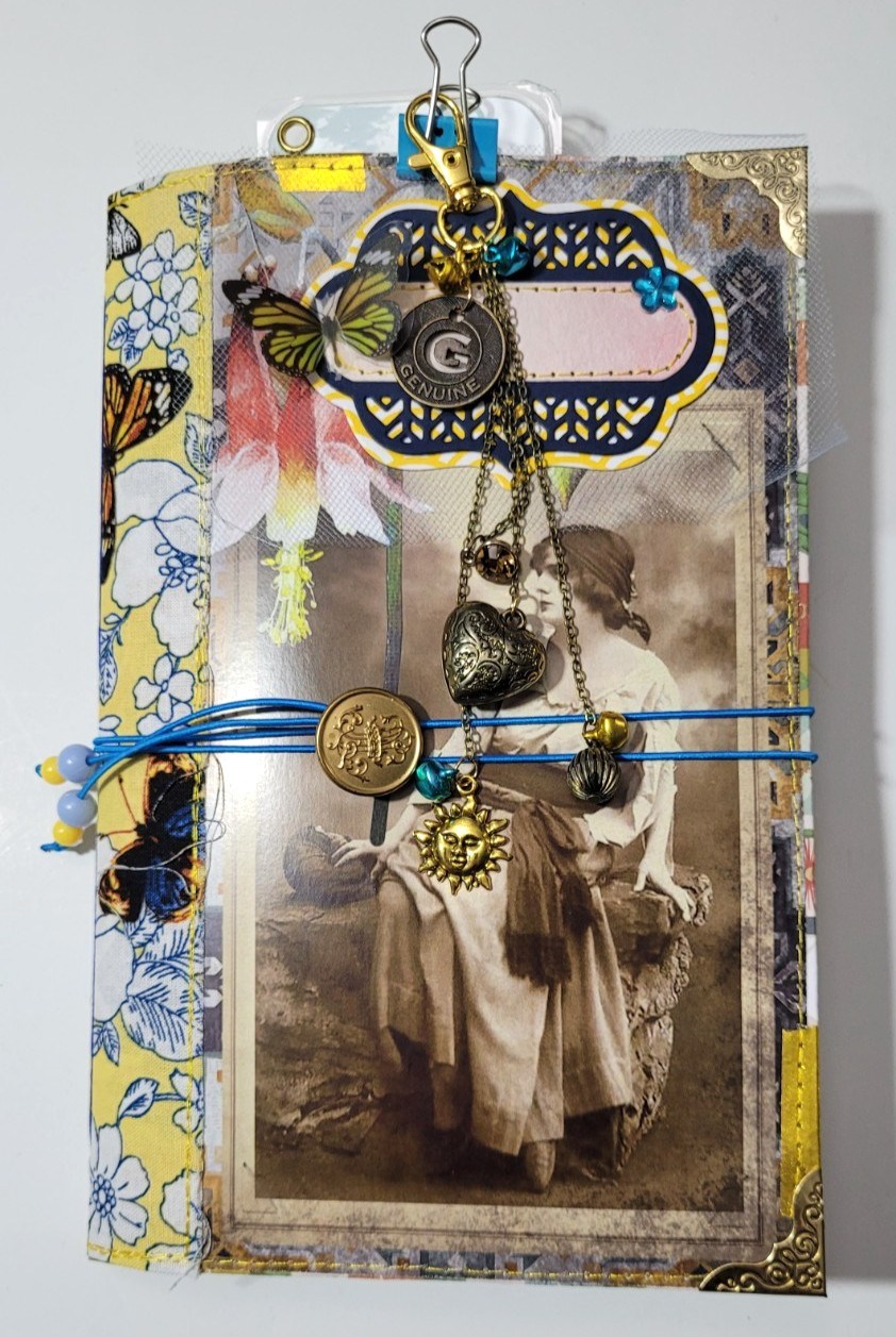 Handmade Junk Journal ~ Boho Beauty ~ Yellow