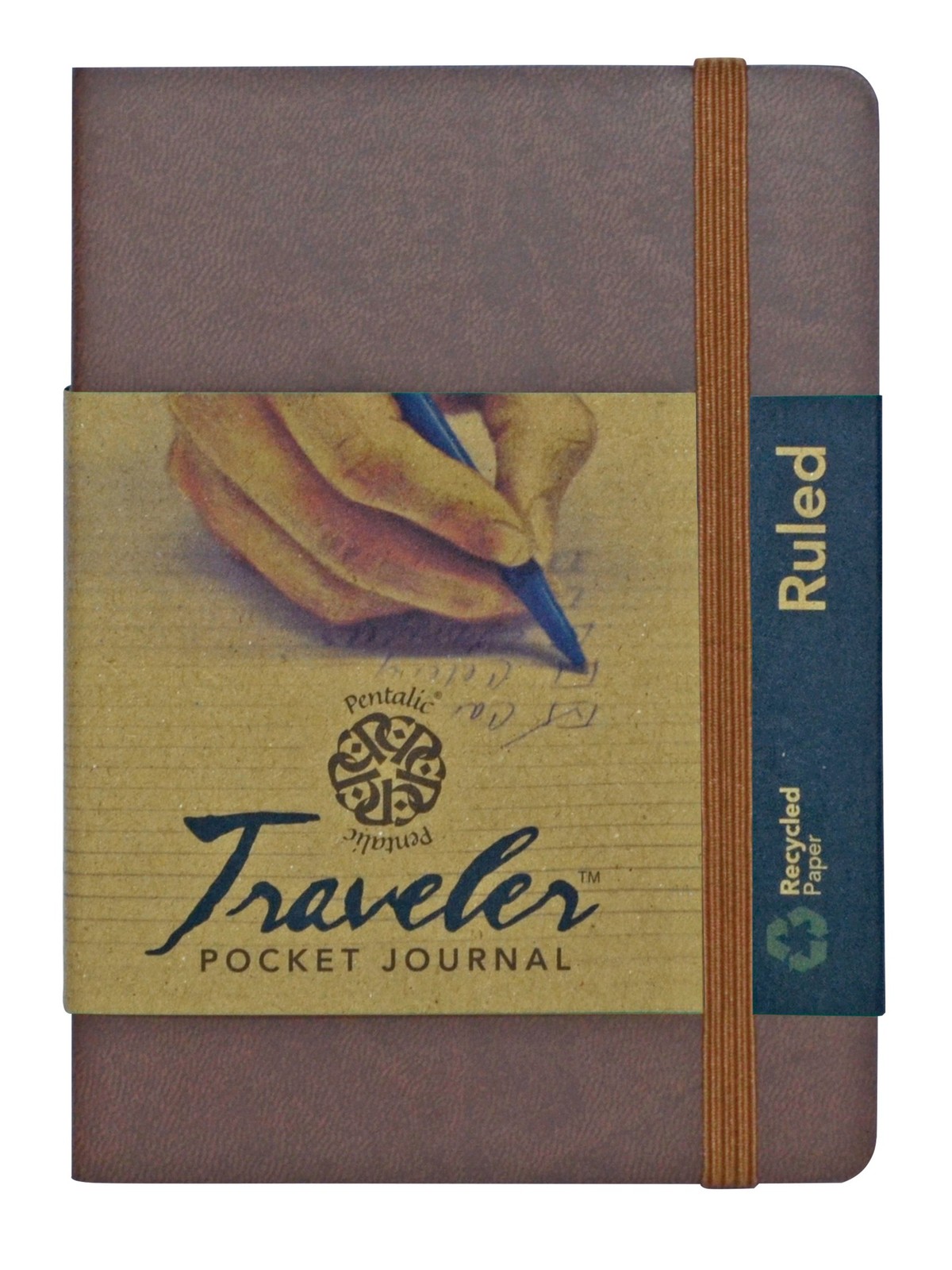 Pentalic 4″ x 6″ Pocket Ruled 4-inch x 6-inch, Saddle Brown, Brown
