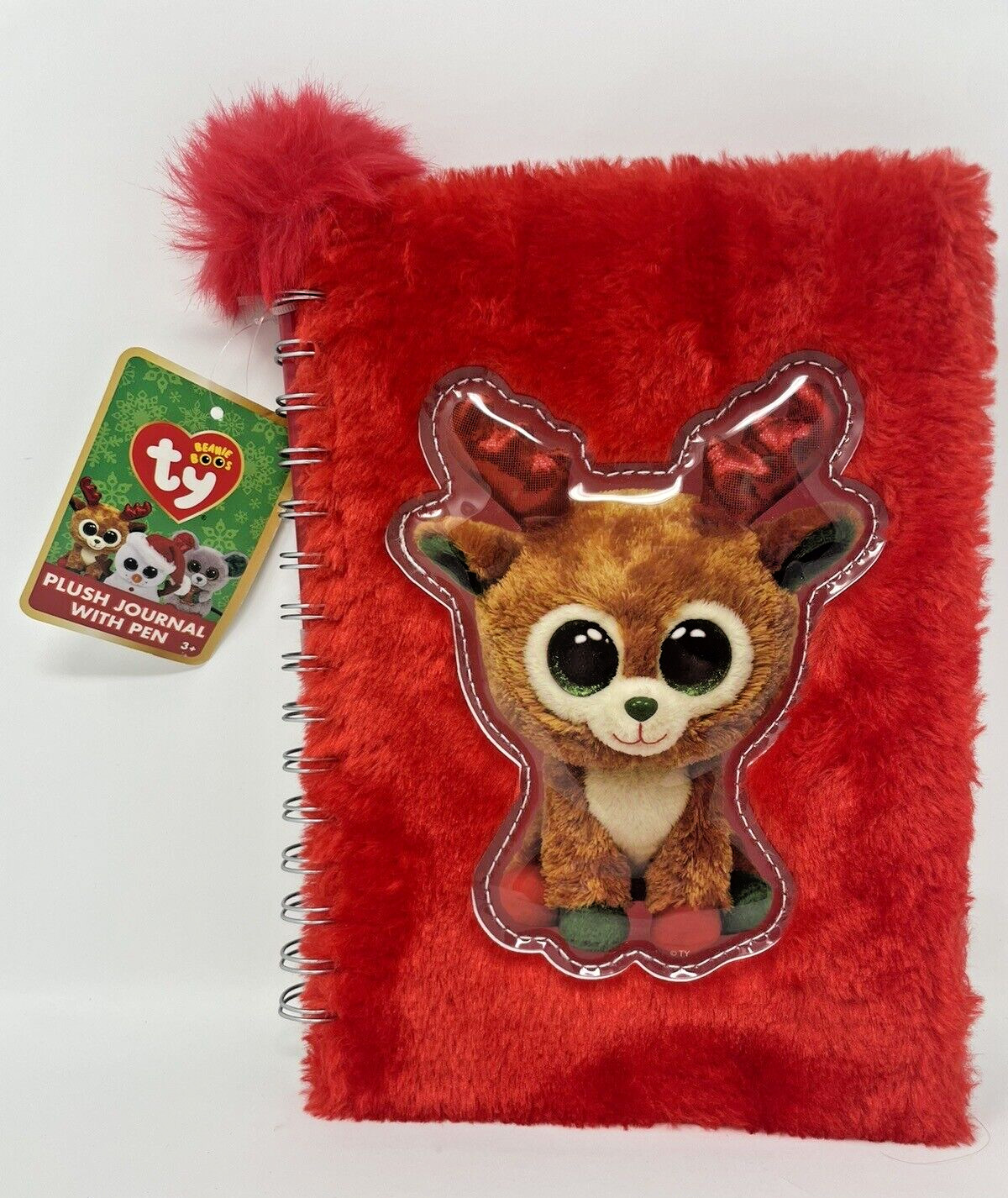 TY Beanie Boos “Alpine” Plush Journal with Pen 100 Sheets/200 Pages- 2017