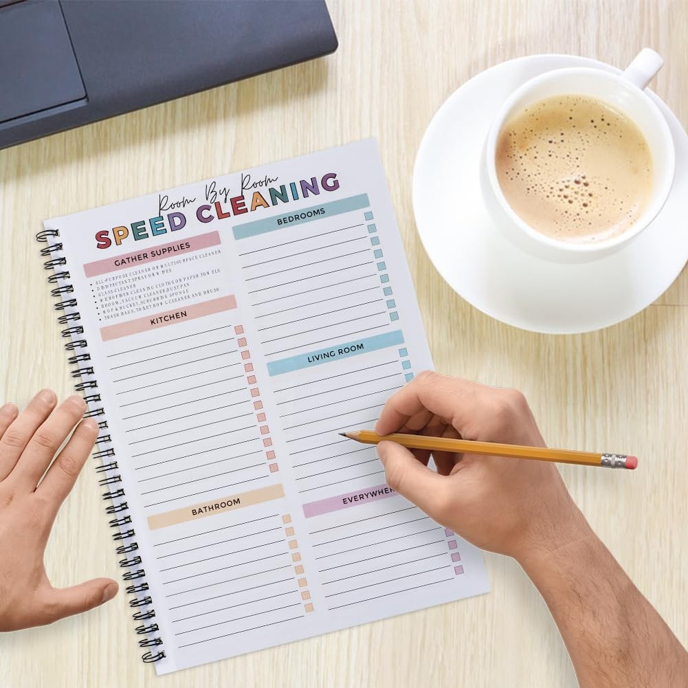 ADHD Cleaning Planner, Cleaning Schedule and Checklist Organizer, Editable Ho…
