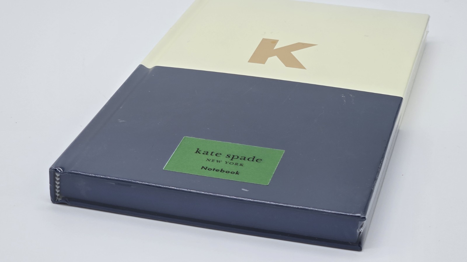 Kate Spade Gold Foil Initial K Dipped Notebook Diary Journal 200 Pages NEW