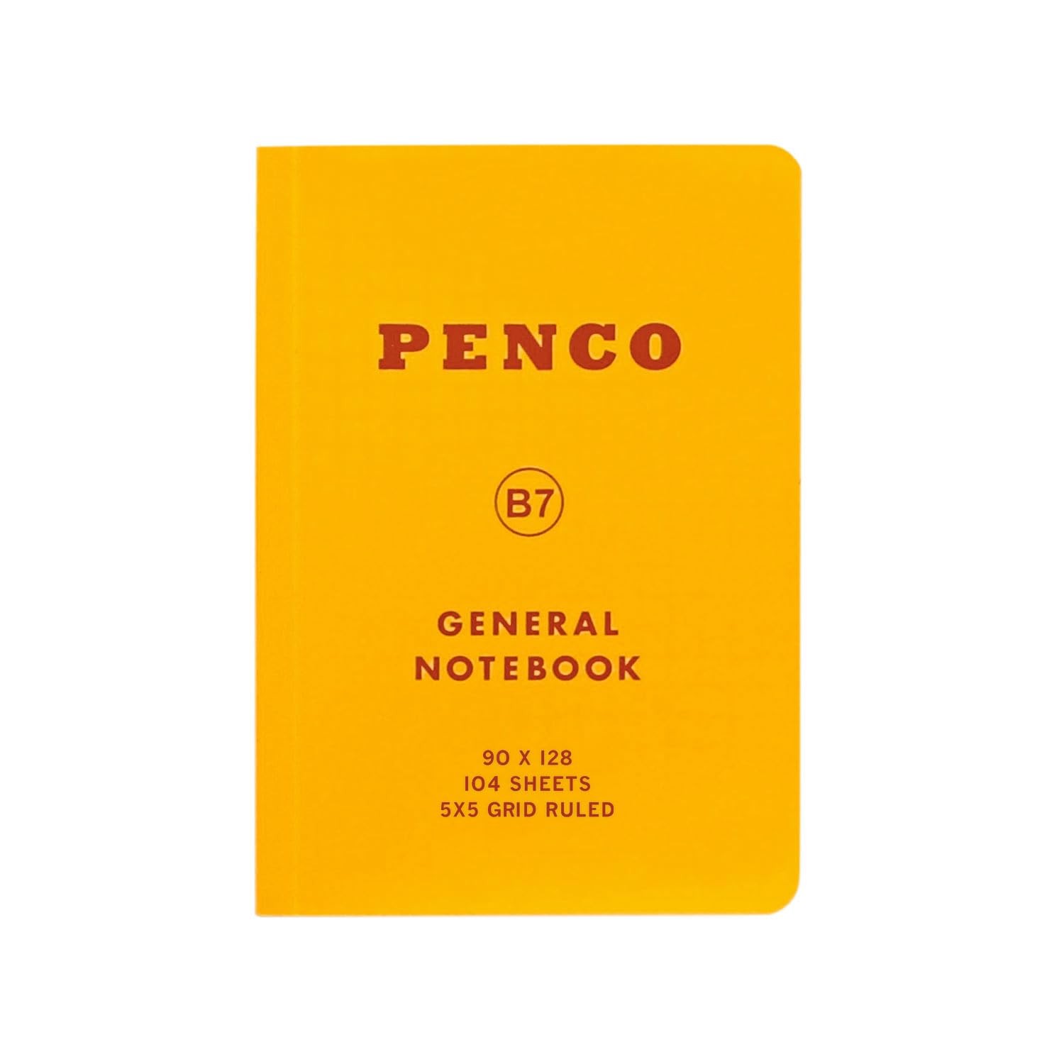 HIGHTIDE PENCO Soft PP Notebook B7 Yellow