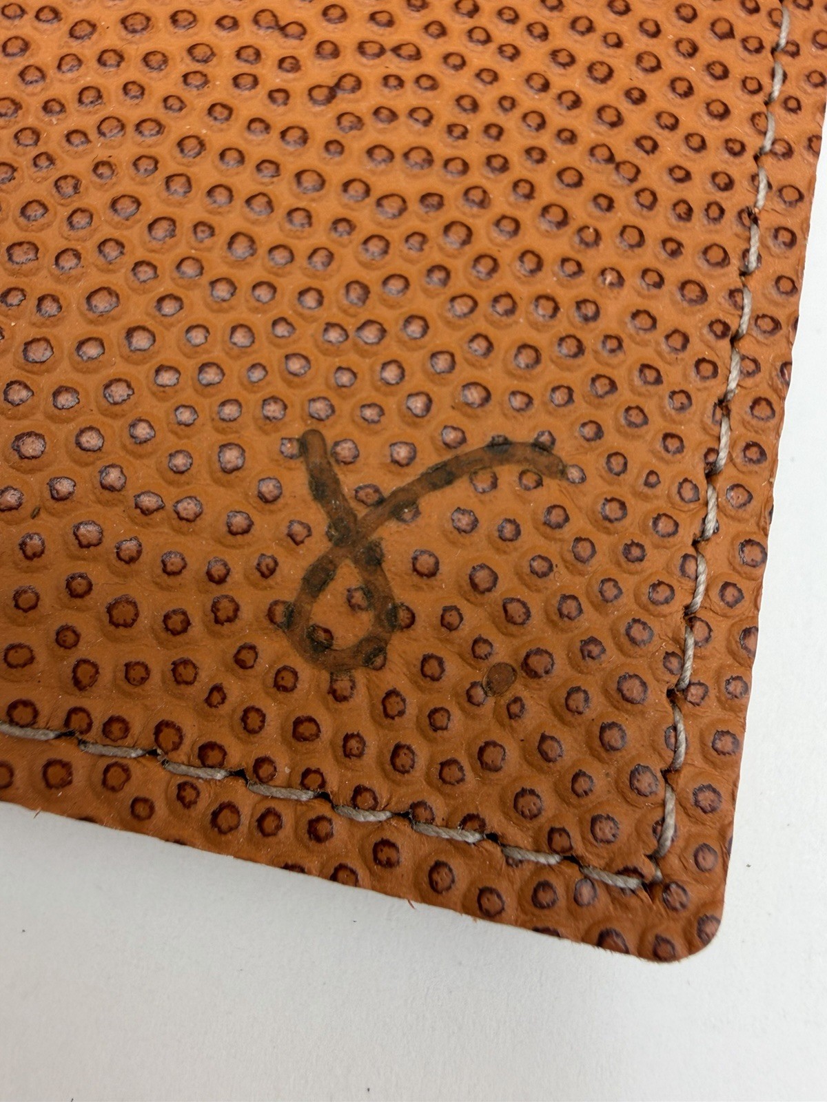 Sojourner USA A6 Orange Basketball Leather Folio Hobonichi Stalogy Midori Cover