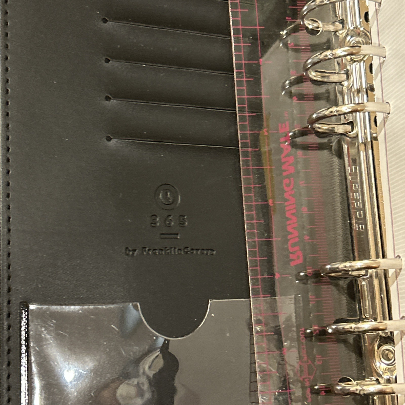 Franklin Covey Planner Brown & Orange 6 Ring Zipper 365 Planner Career Academic