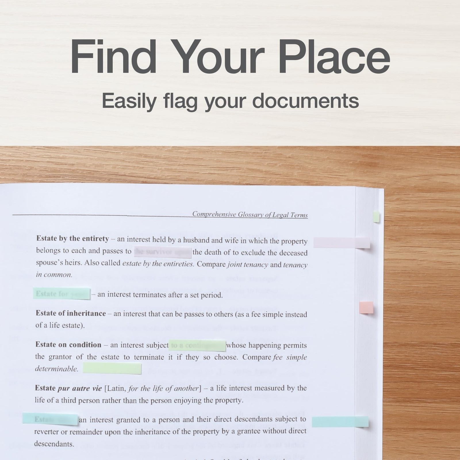 Redi-Tag Small Pastel Flags, Adhesive Flags for Journals and Calendars, Schoo…