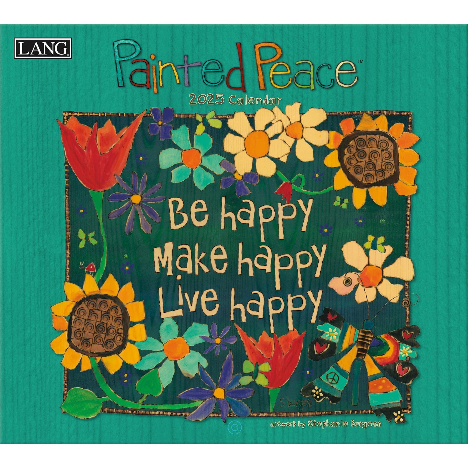 LANG Painted Peace 2025 Wall Calendar (25991002002) Multi