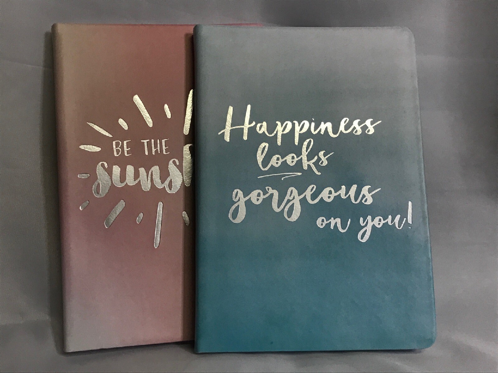 Smooth-Finish Soft Cover Journal with Ribbon Marker (24386302) Blue or Pink