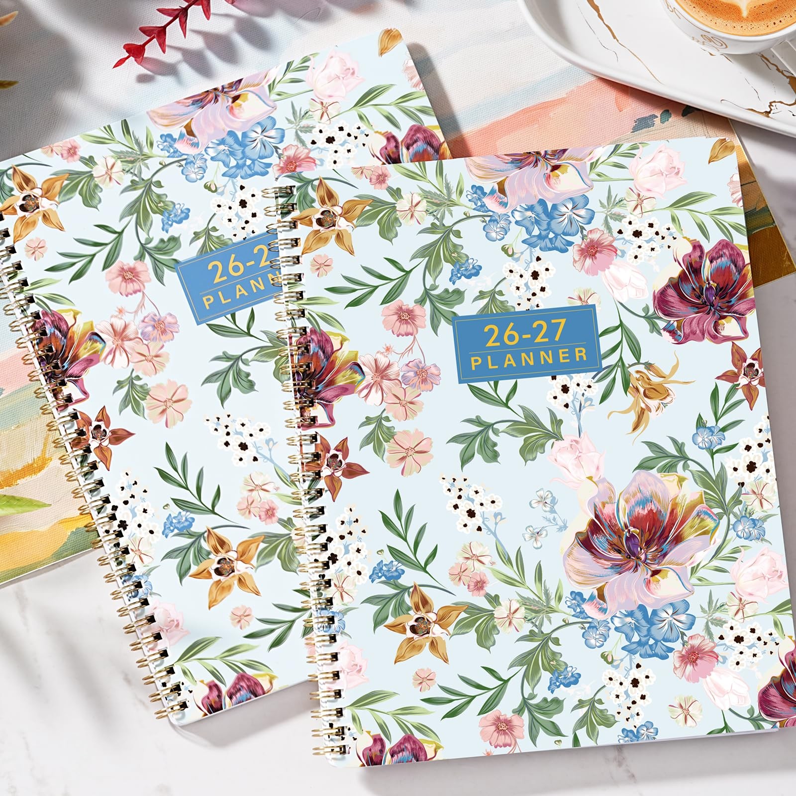 Planner 2026-2027 – 9″ x 11″ Weekly and Monthly x 11″, Blue