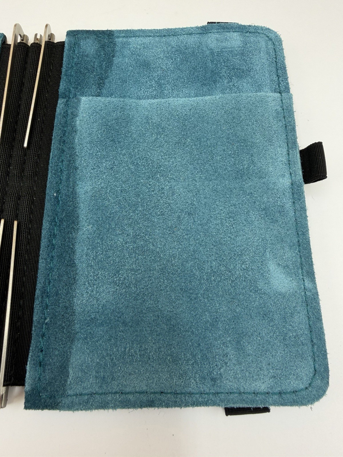Roterfaden Taschenbegleiter WK_12 A6 Gray Teal Leather Notebook Cover Germany