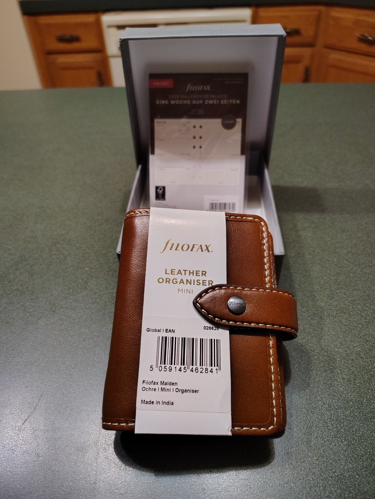 Filofax Malden Mini Planner, Ochre, 028625 (Genuine Imported Product)
