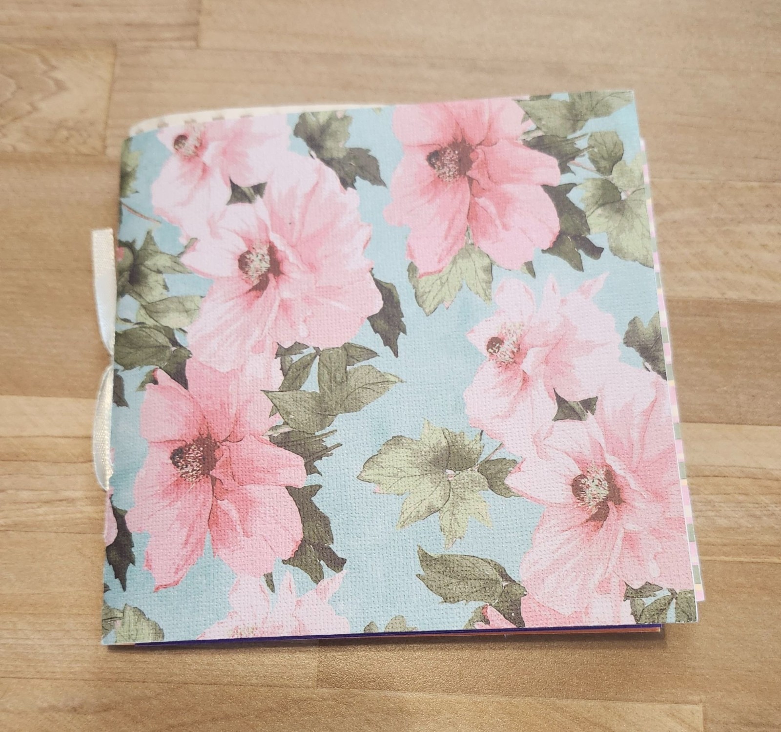Colorful Floral Junk Journal Handmade 96 pages