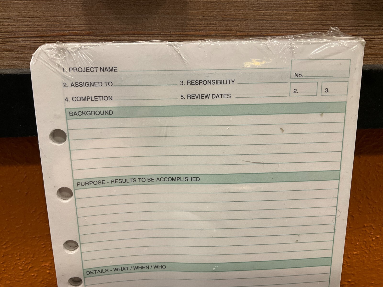 DAY-TIMER 5.5″ x 8.5″ Project Management Page Refill Sheets 87235 7 Rings 2 Pads