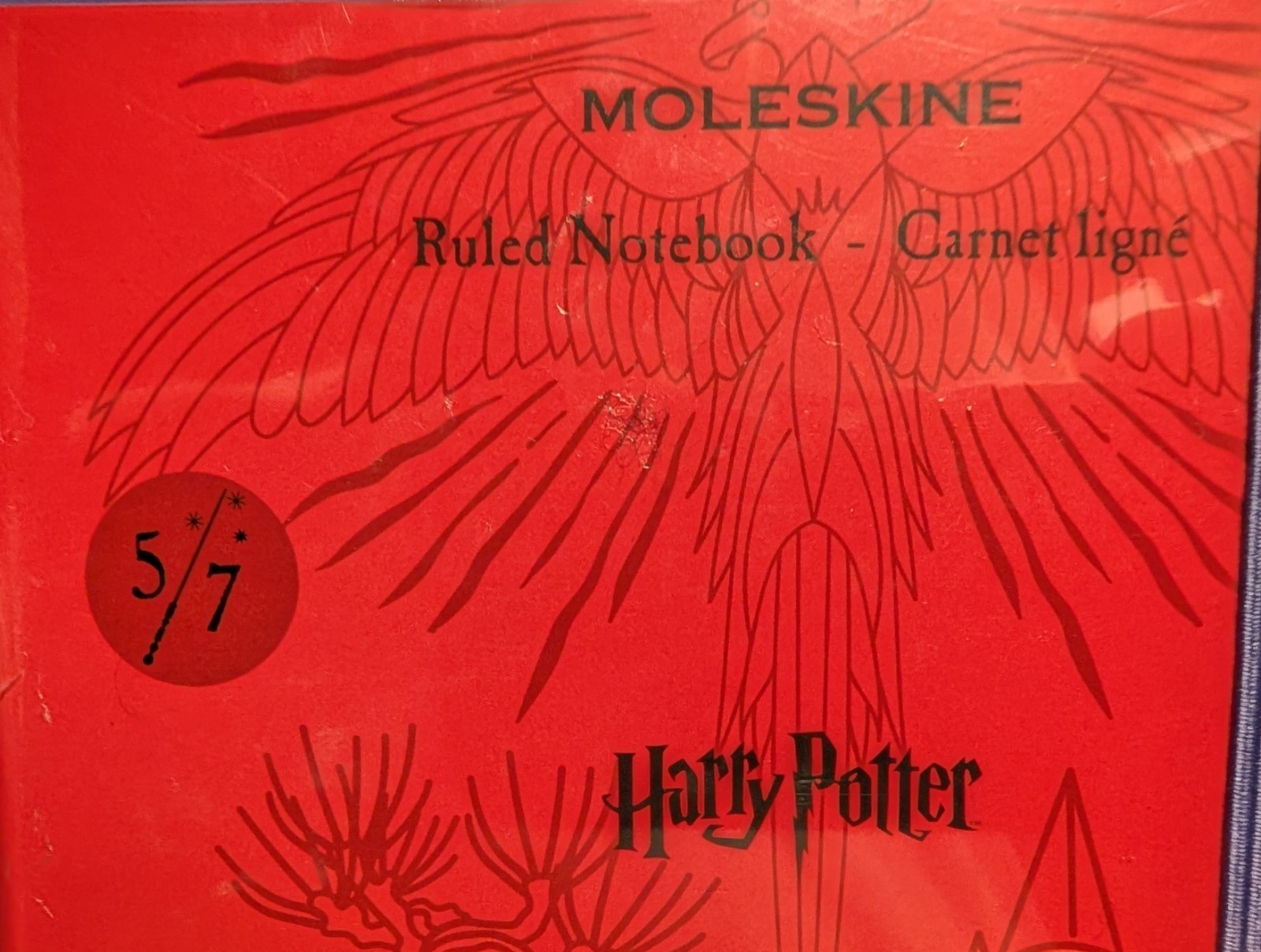 Harry Potter Moleskine 4&5/7 Ruled Violet Hardcover 5×8.25″ Limited Edition NEW