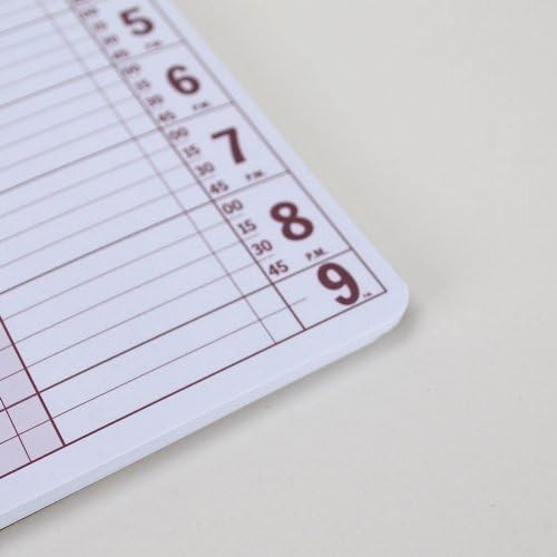 “Large Undated Appointment Book 12.75″ x 13.5″ – 6 Column Daily Planner”