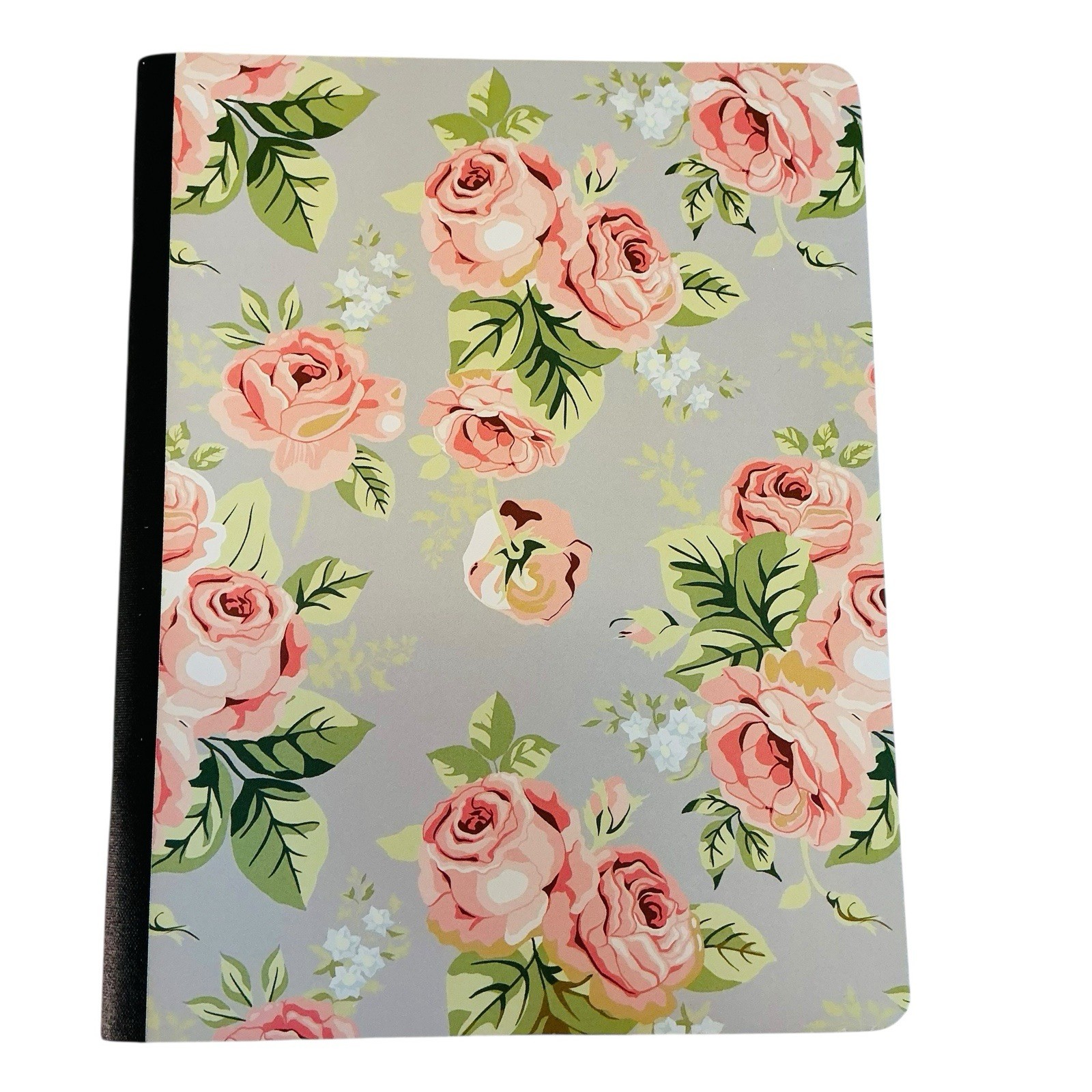 Composition Notebook Planner ~Dot Grid~ FLORAL Roses Webster’s Pages 7.5 x 9.75