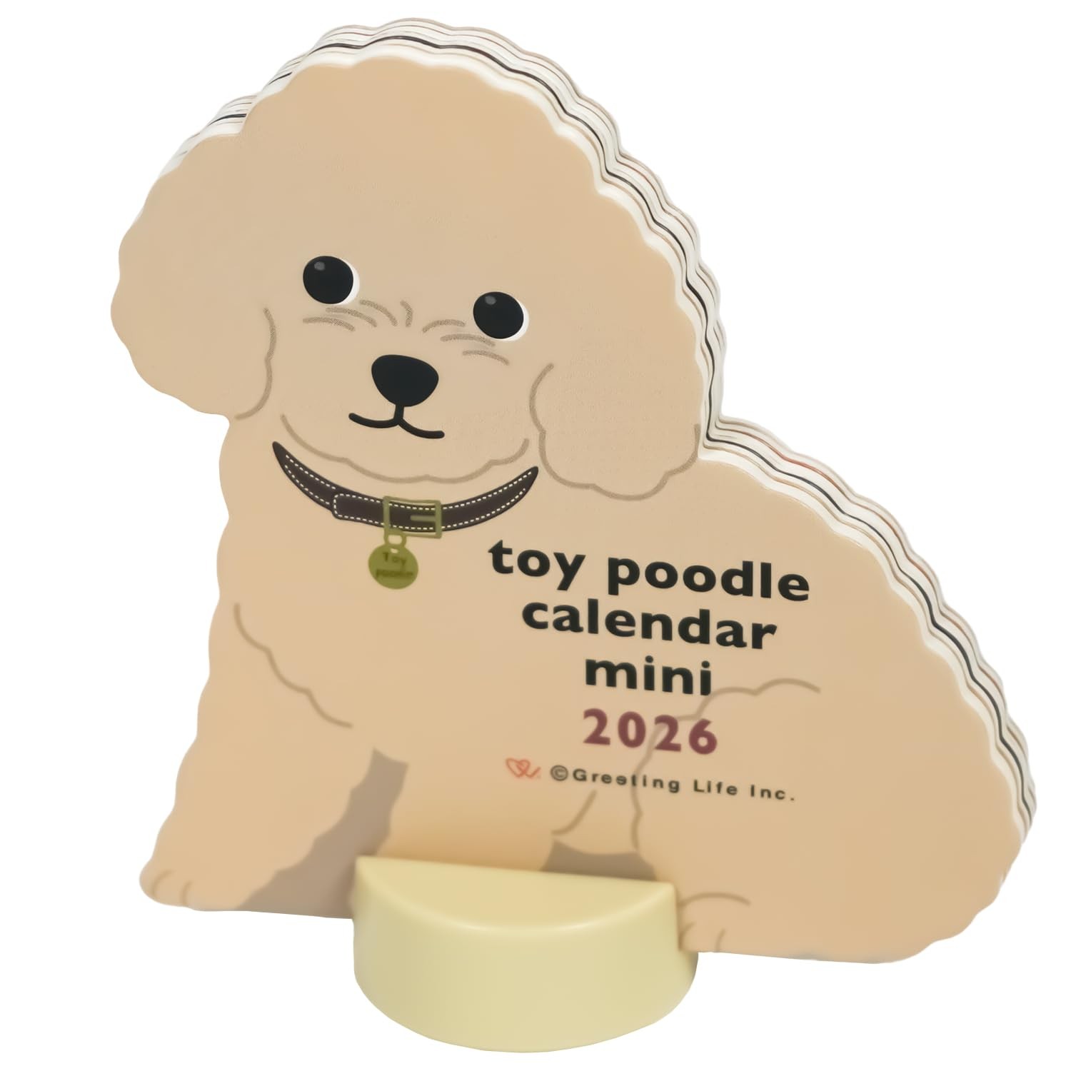 GreetingLife 2026 Calendar Mini Toy Poodle C-1700-ET