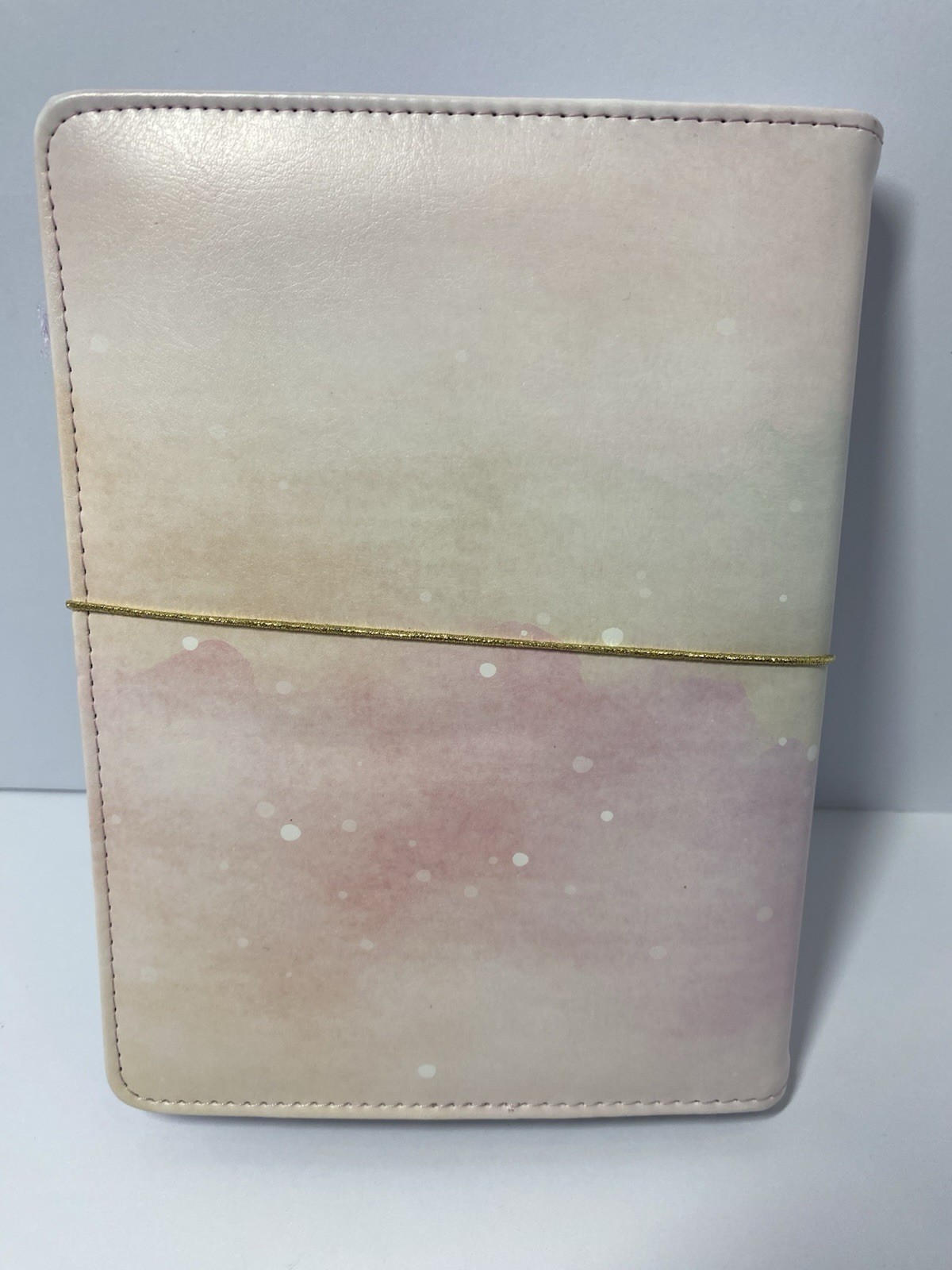 Travelers Notebook Set Pen and Gear 280 Pages Pink MulticoloredSimulated Leather