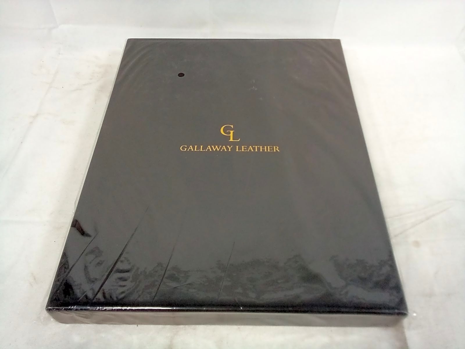 Gallaway Leather Zippered Padfolio A4 Dark Brown