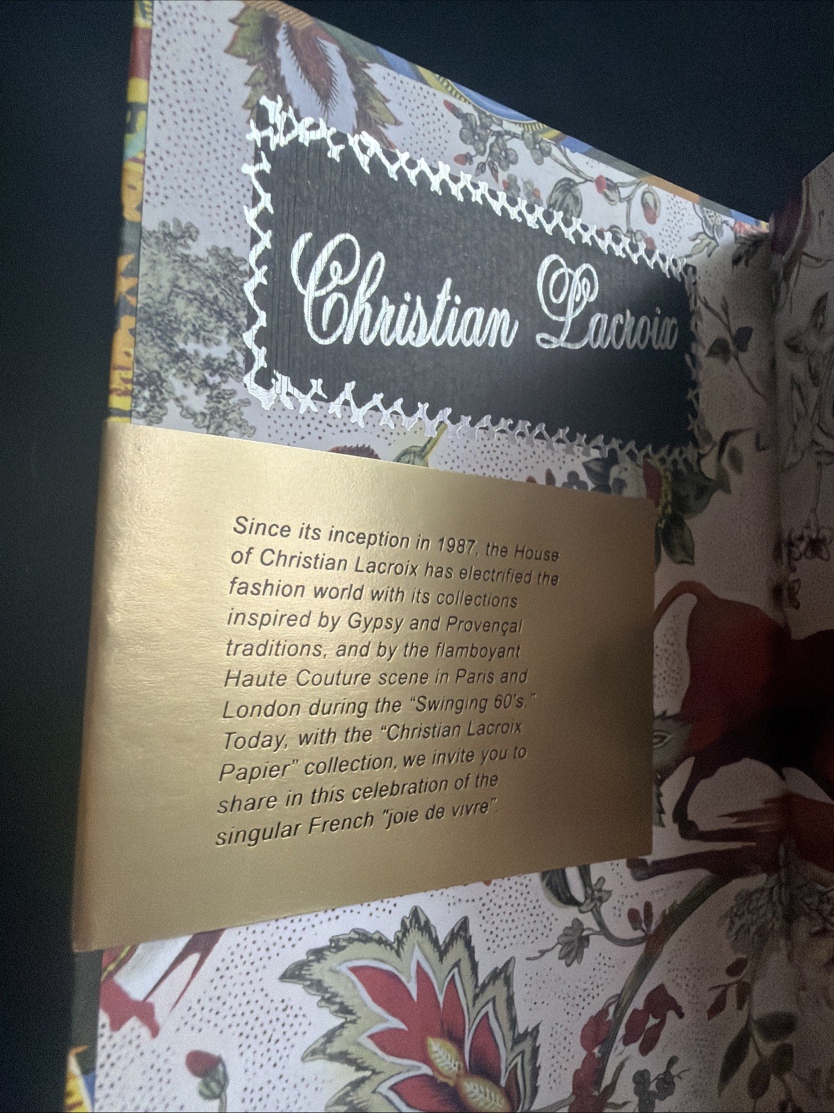 NWT Christian Lacroix Papier Love Notebook A6 4 1/4″ x 6″ Layflat Notebook