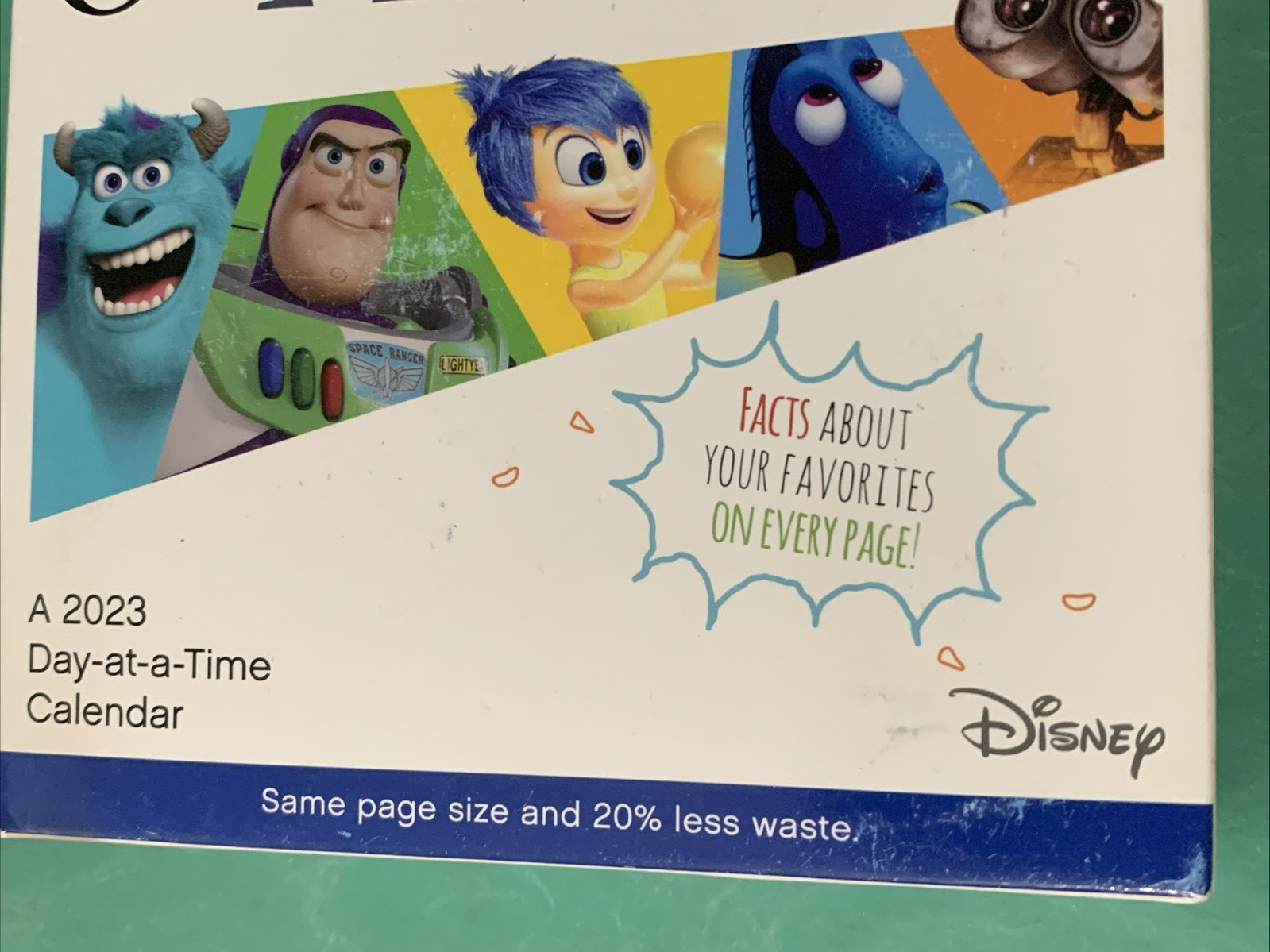 DateWorks 2023 Disney Pixar Day-at-a-Time Box Calendar