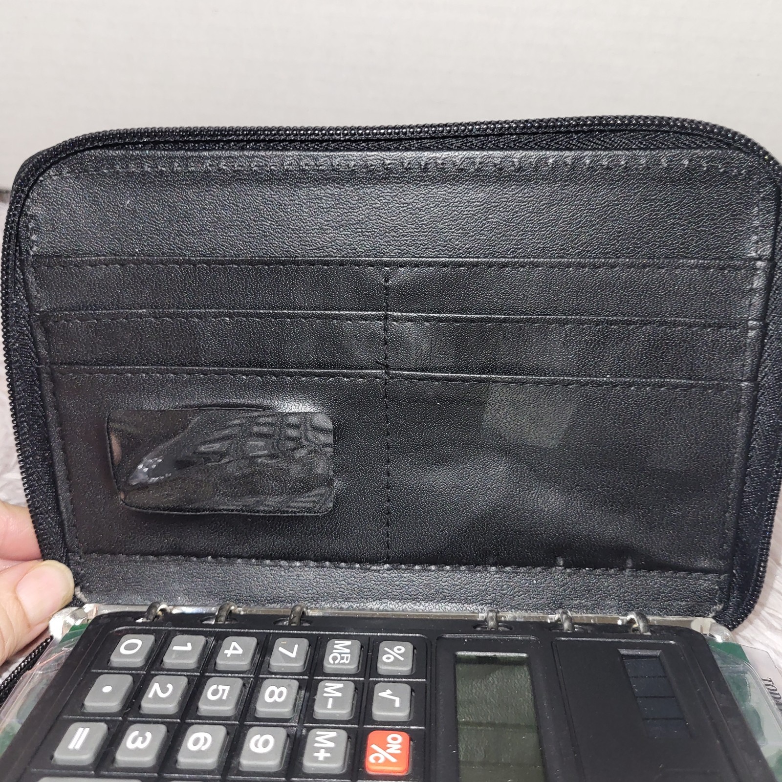 Vintage Personal Organizer Brand New In Box Black 6×8 Please Read