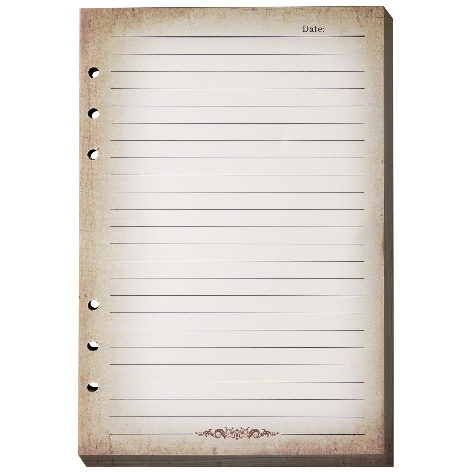 StoryForge Binder Refill: A5 DND Notebook Journal – 100 Sheets (200 Pages) wi…