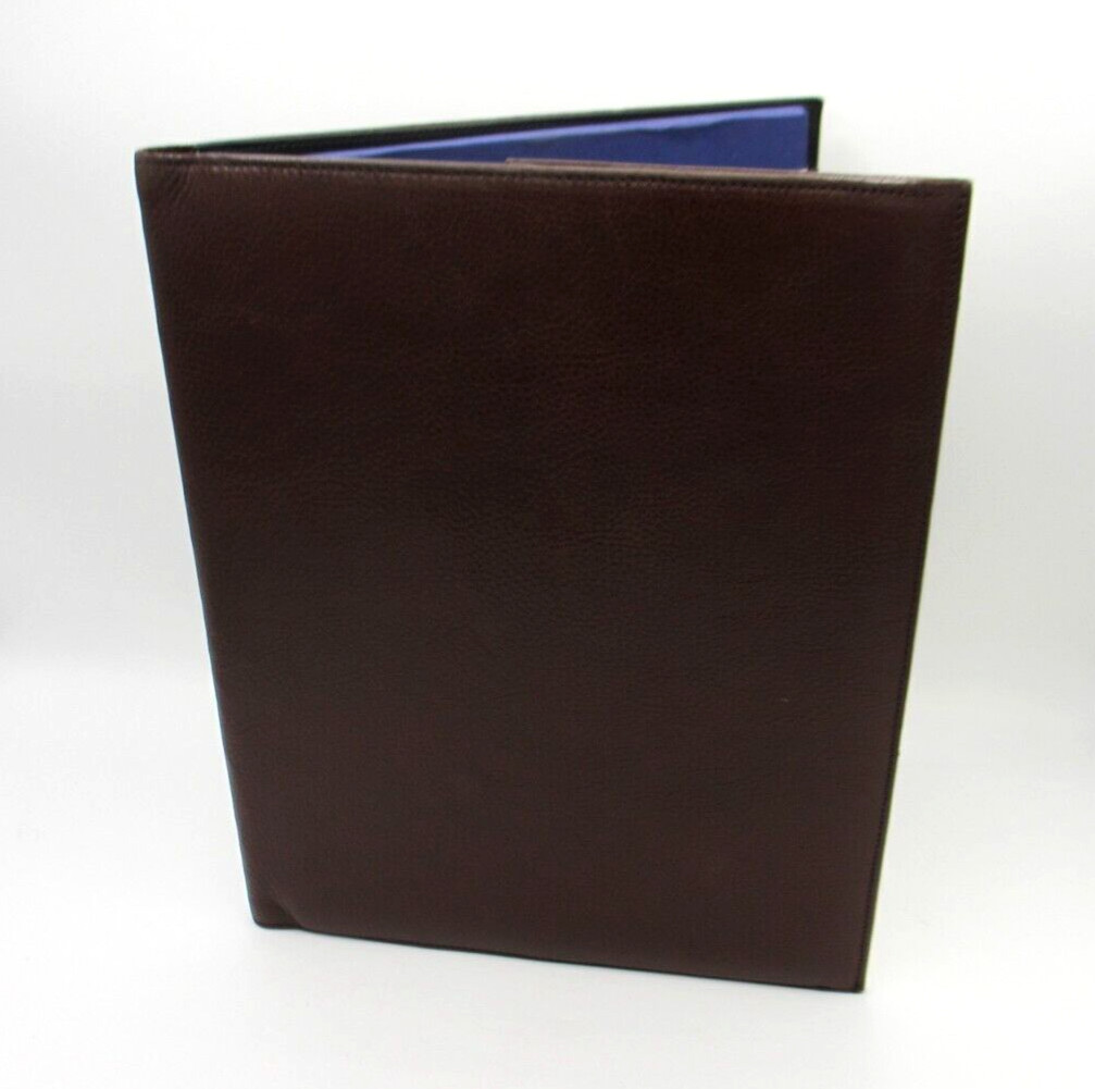 Portfolio Leather Holds 8×10 Pad NEW BROWN