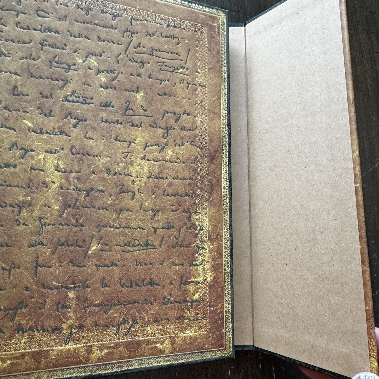 Paperblanks Lined Hardcover Journal 144 Pages Verdi Carteggio New (not sealed)