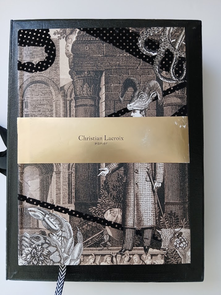 EXQUISITE Christian Lacroix Papier 2016 ASTROLOGIE Flocked Journal