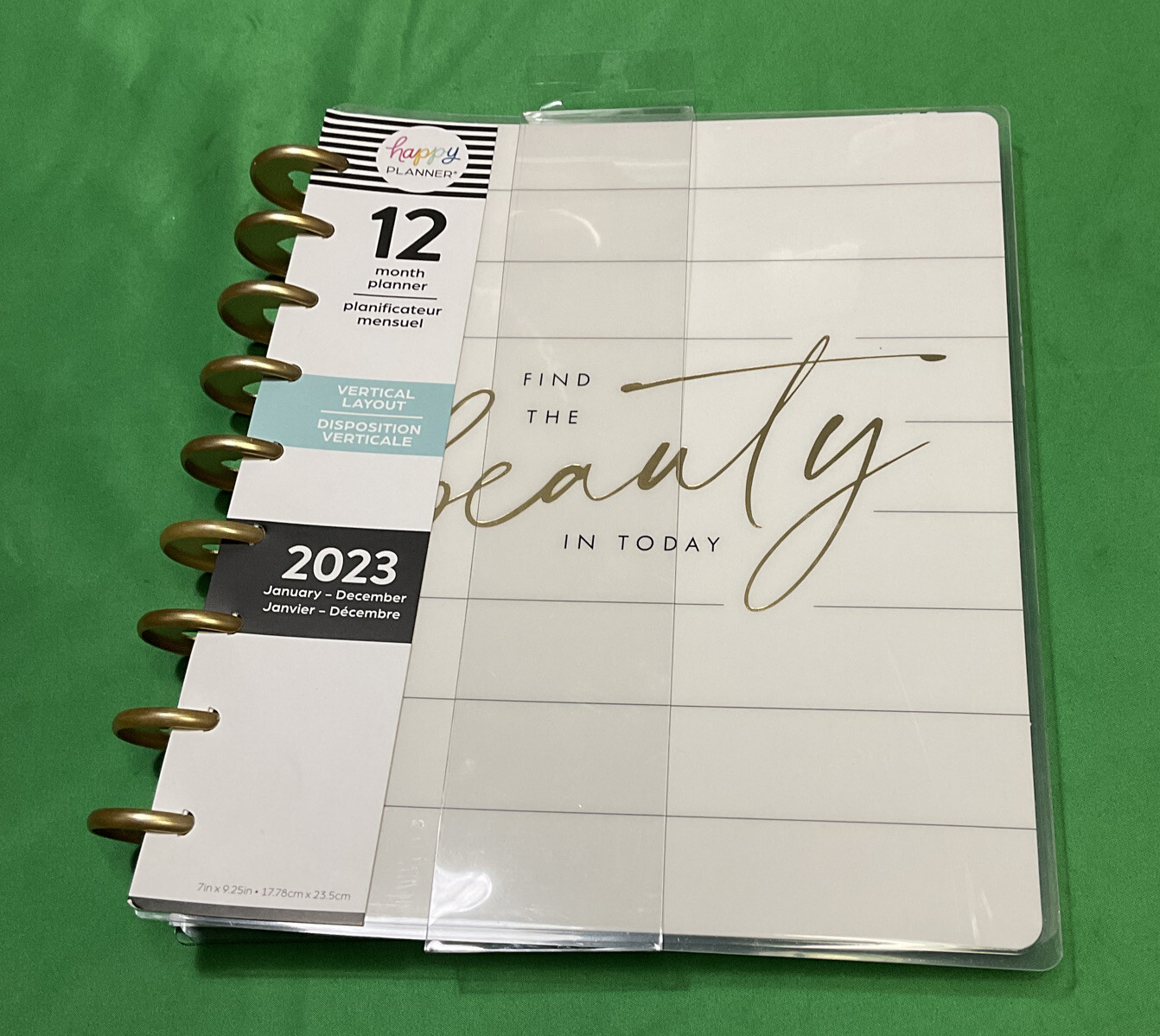 NEW! the Happy Planner 2023 GOLD & BLACK Happy Planner – CLASSIC Vertical Layout