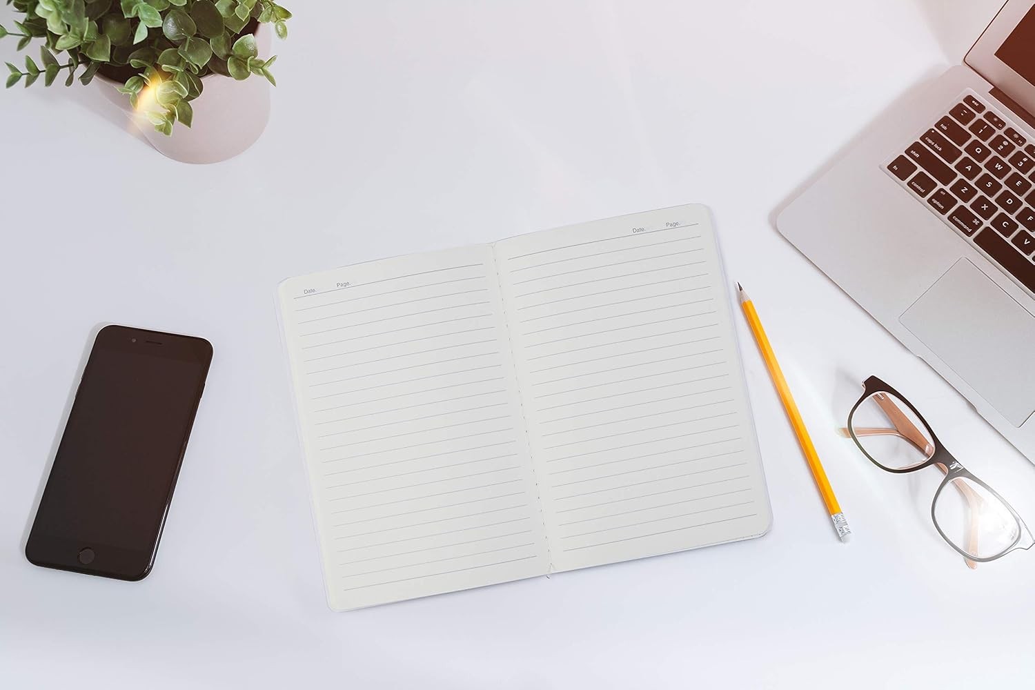 TWONE 15 Packs Kraft Notebook Ruled Pages Brown Cover A5,
