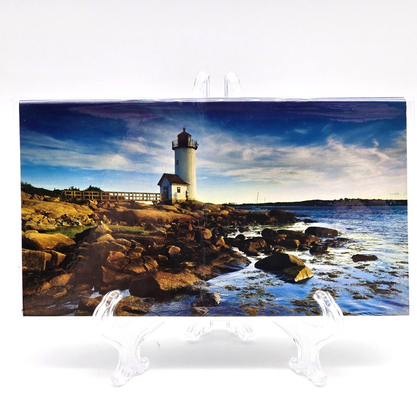Two Year Daily Planner 2026-2027 Ocean Shore Lighthouse Vinyl Cover 6.5″ x 3.5″