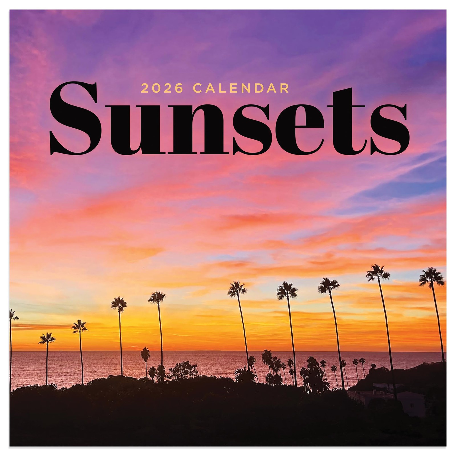 TF Publishing 2026 Sunsets Mini Calendar with Monthly 7×7 inches, Sunset