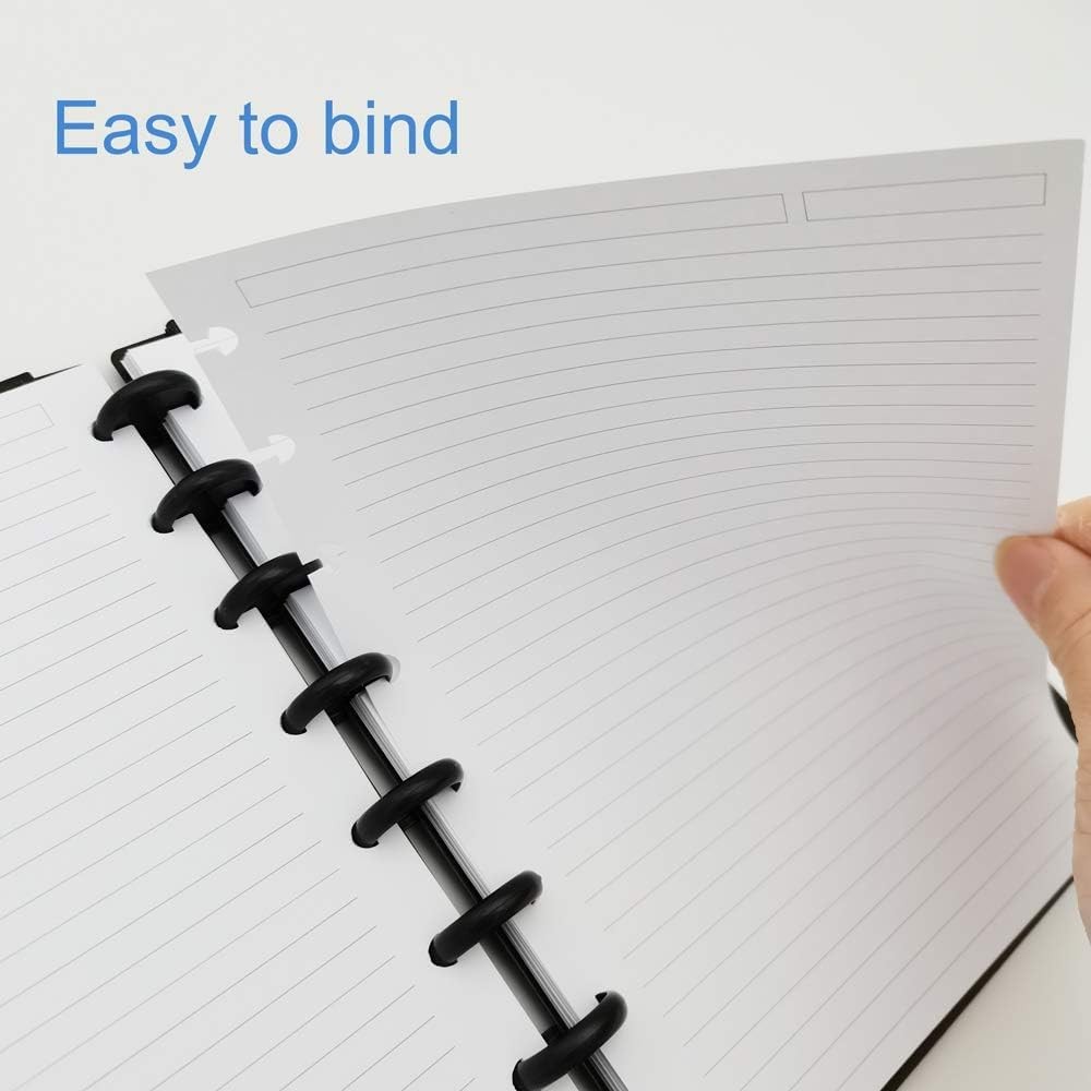 Junior Size Discbound Refill Paper – 8 Discs 500 Sheets, White