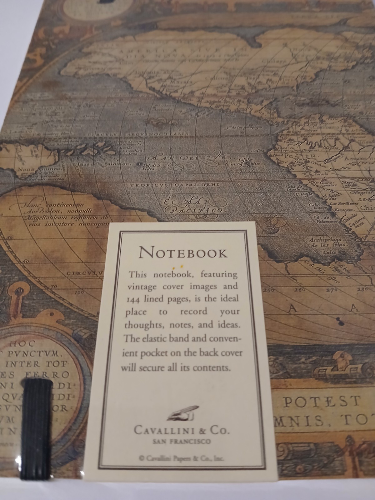 cavallini and co map journal Vintage Cover Images 144 Pages 8×6