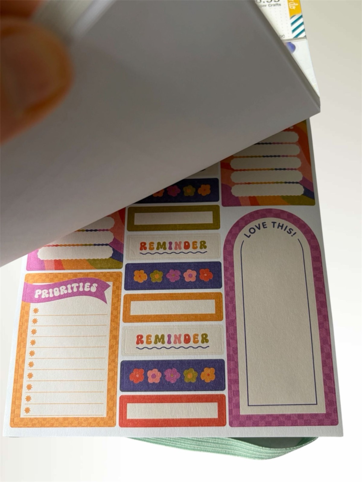 Agenda 52- Bubbly & Bright Sticker Book, 30 Sheets- 1526 pcs