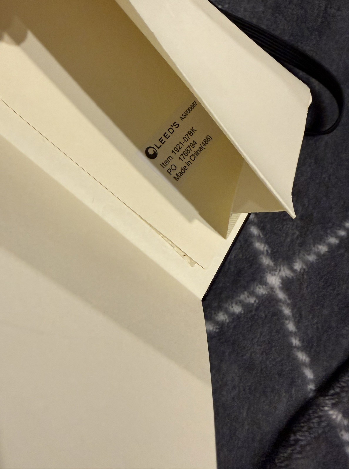 JB Hunt (Pocketbook) Black Notebook BLANK