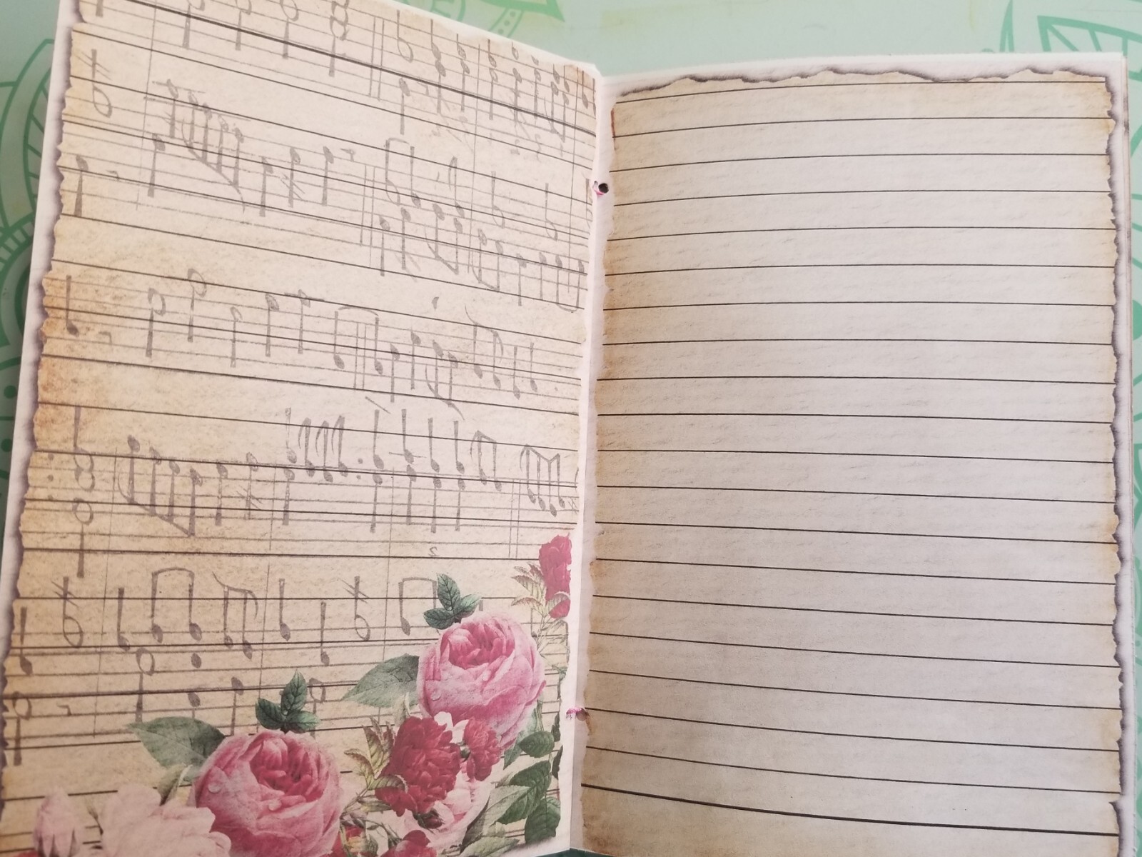 Junk Journal Blank Booklet “THE BALLERINA” HANDMADE Dance Ballet