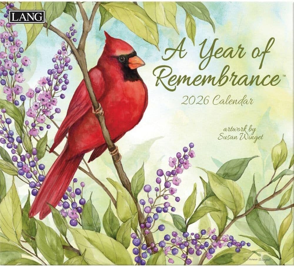 Lang A Year of Remembrance 2026 Wall Calendar w