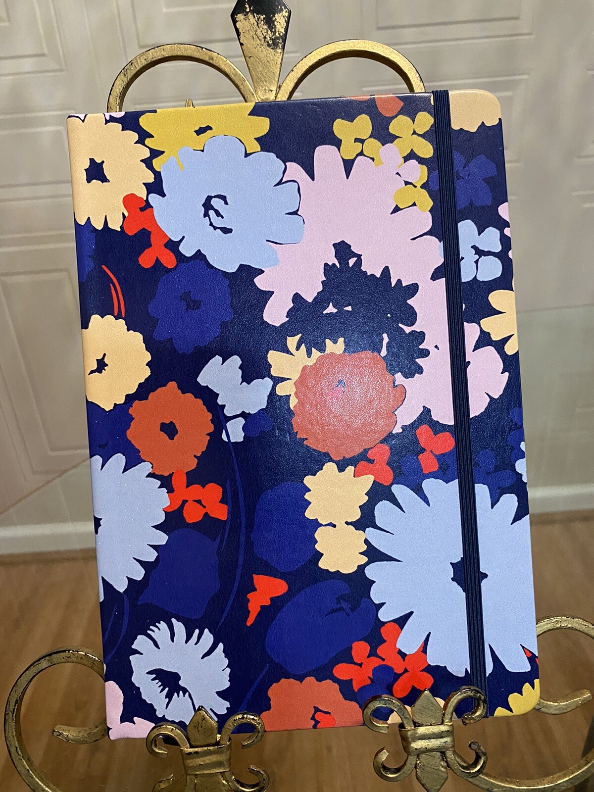 Kate Spade X Large Journal Leatherette 7×10 Lined Notebook Colorful Floral
