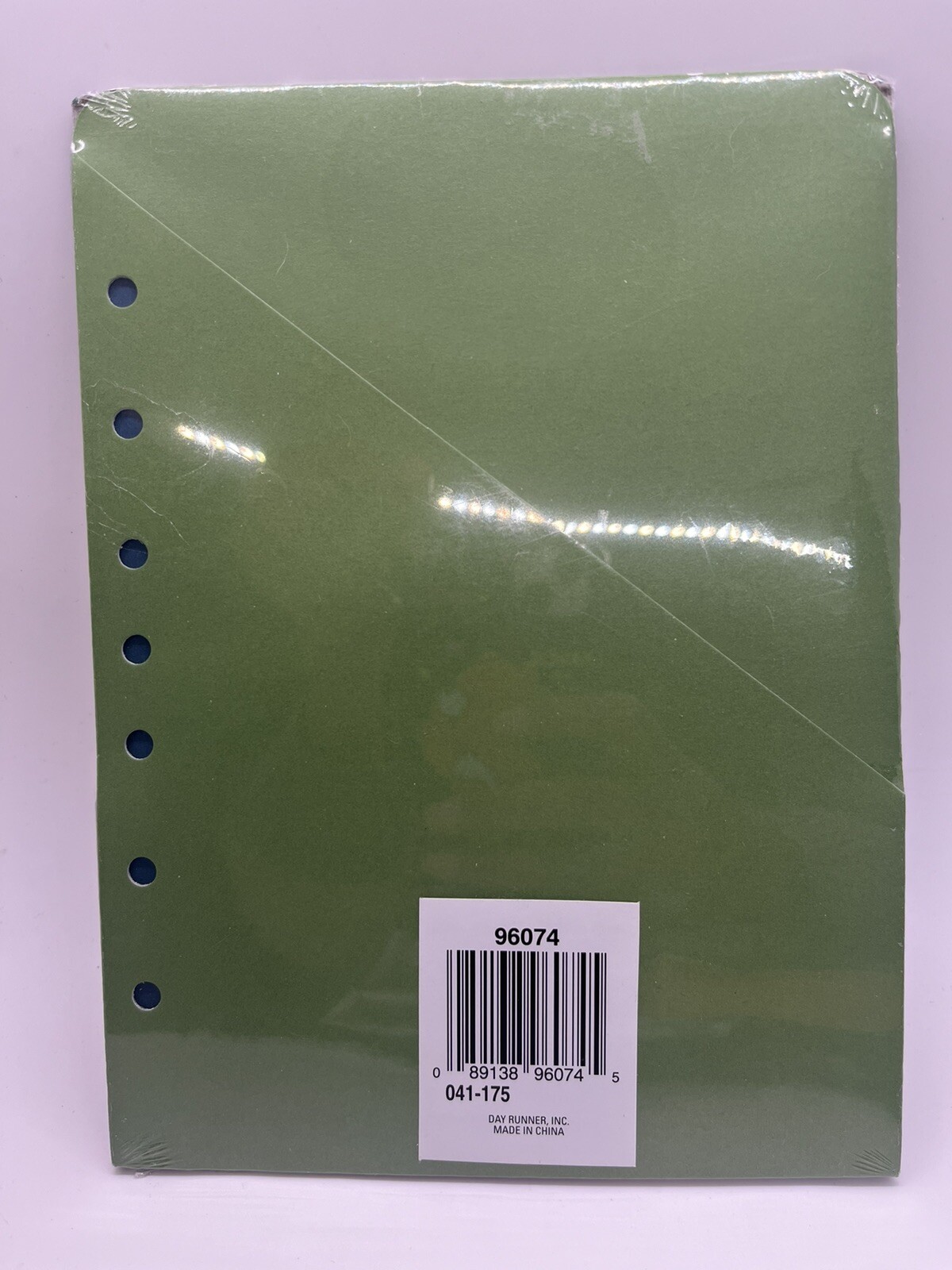 Day Runner Planner Storage Pockets 4 Assorted Colors. 5 1/2 x 8 1/2