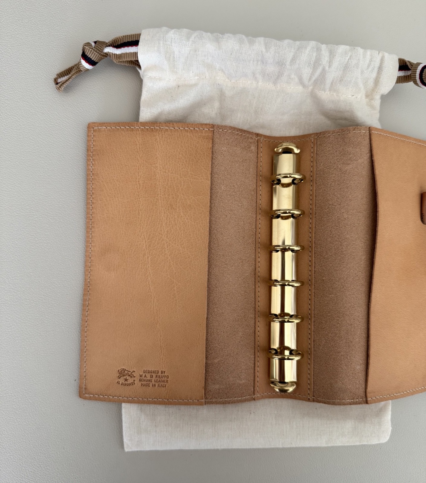 IL BISONTE A7(Pocket Size) Planner Cover in Color Natural