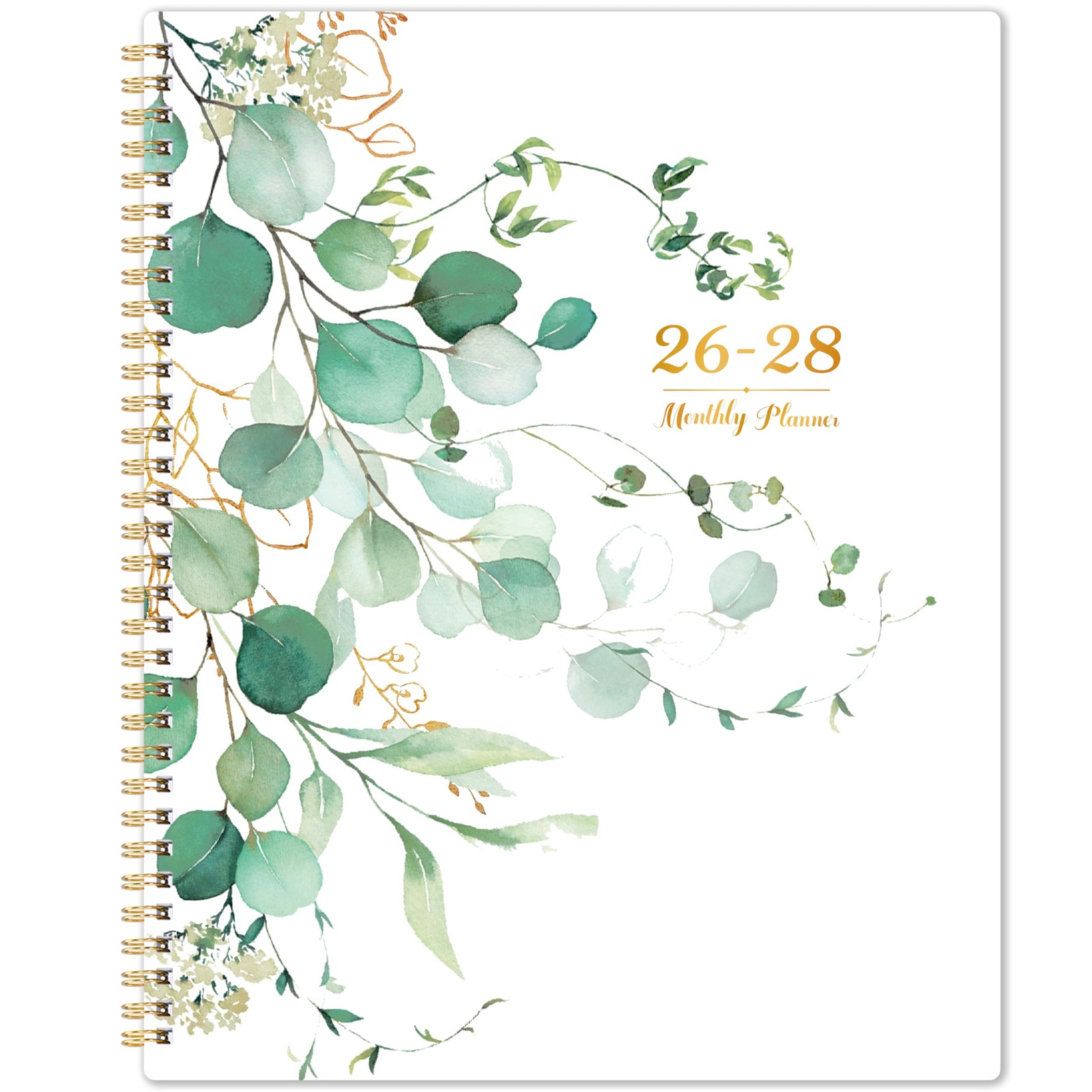 2026-2028 Monthly Planner – from Jul. Letter, Green