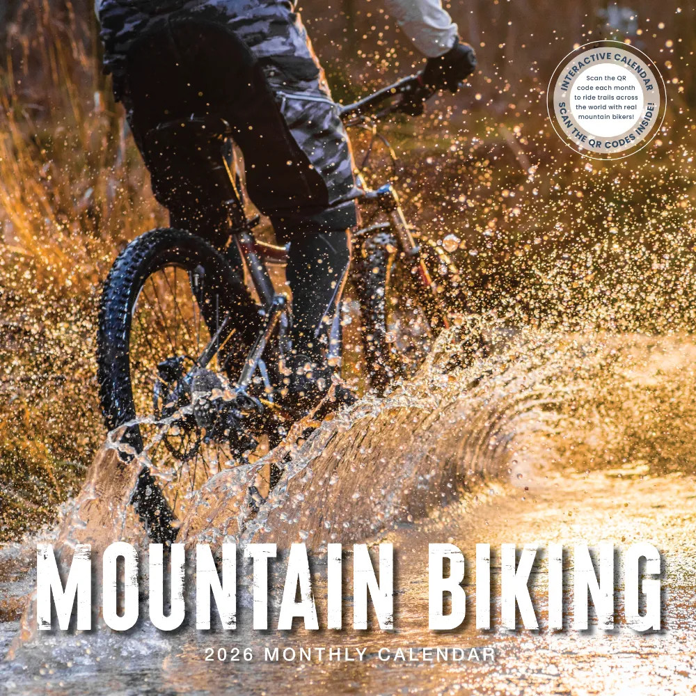 Mountain Biking Calendar 2026 | 12″ x 24″ 12 Month Calendar | Marble City Press